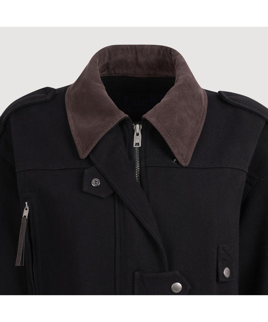Lucky Chouette Collar Coloring Walk Jumper (Dark Black) Lfuas25200Bkd