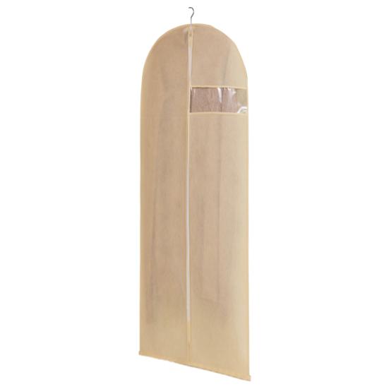 Garment Bag Dustproof Clothing Cover with Transparent Window Zipper Closure Closet Organizer Coat