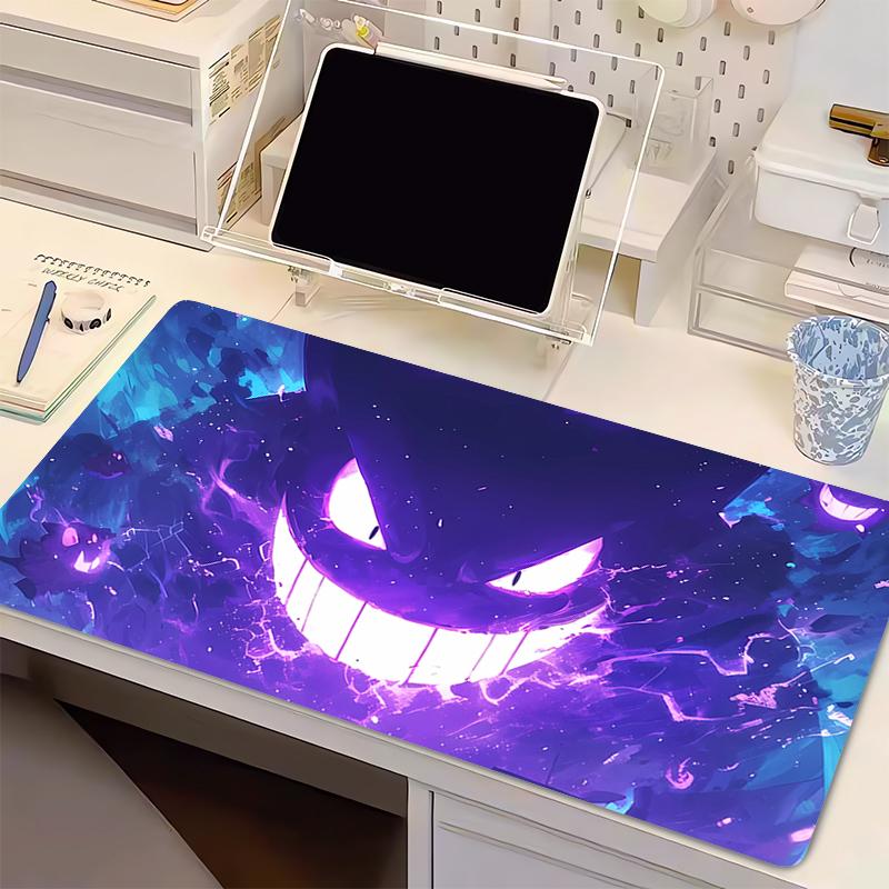 Natural Rubber Mouse Pad Pokemon Gengar XXL Gamer Keyboard Desk Mouse Mat Carpet Laptop Tapis Souris Gaming Notbook Mousepad