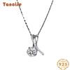 Tancision S925 стерлингового серебра Муассанит Роскошное индивидуальное ожерелье с подвеской женское классическое ожерелье прилив вечерние подарок