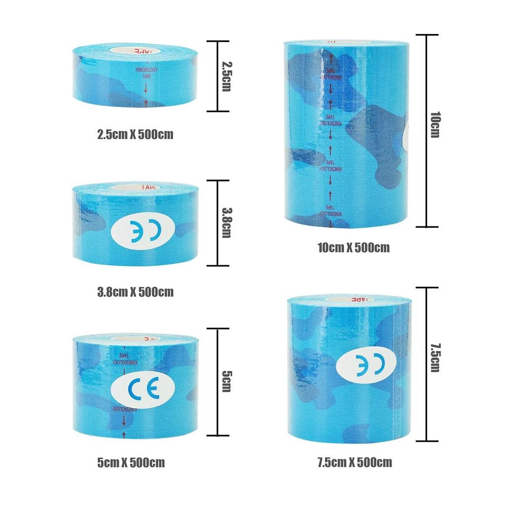 Waterproof Kinesiology Tape for Sports Muscle Recovery Pain Relief Athletic Bandage Tennis Gym Protector Strapping