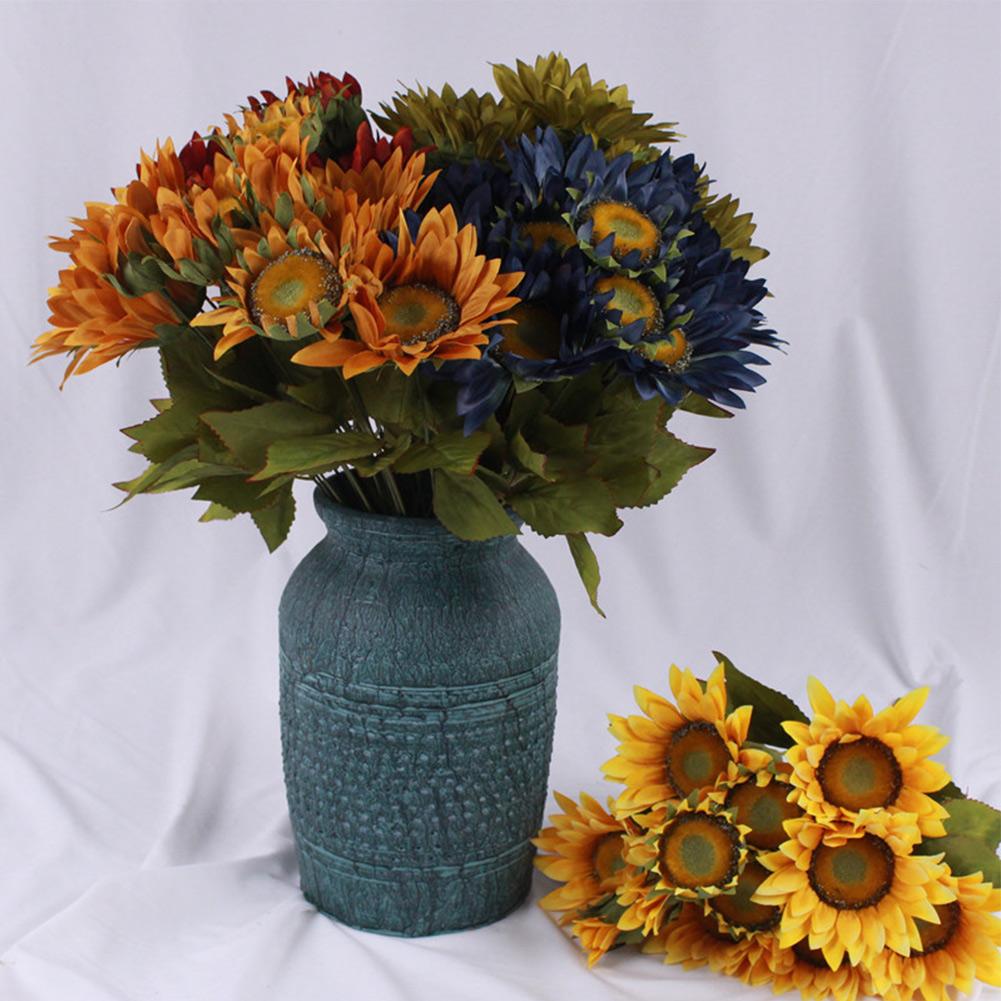 Flower Artificial Sunflowers Fake Sunflowers Festivals