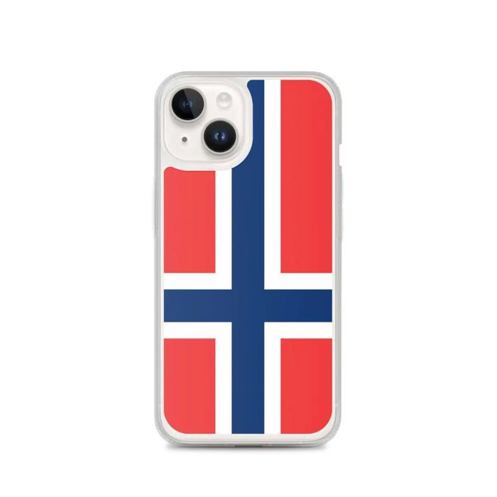 Coque Télephone Drapeau Svalbard Et De Jan Mayen - iPhone 14
