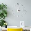 1PC Nordic Luminous Silent Wall Clock, Креативные часы для украшения спальни, Акриловые цифровые часы, настенные наклейки-часы