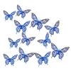 12 Pcs 3D Butterfly Wall Decor 3 Sizes Hollow Butterfly Decoration for Birthday Party Cake Topper Removable Wall Murals Decal for Kids Room