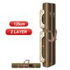 2/3/4 Layer Portable Folding Fishing Rod Reel Bag Fishing Pole Gear Tool Carry Case Carrier Bag for Fishing Large Capacity Travel Bag