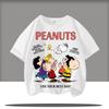 Футболка на день рождения для мальчиков и девочек Snoopy, футболка с мультяшным аниме-принтом 1-9, детская летняя милая футболка, быстросохнущая сетка