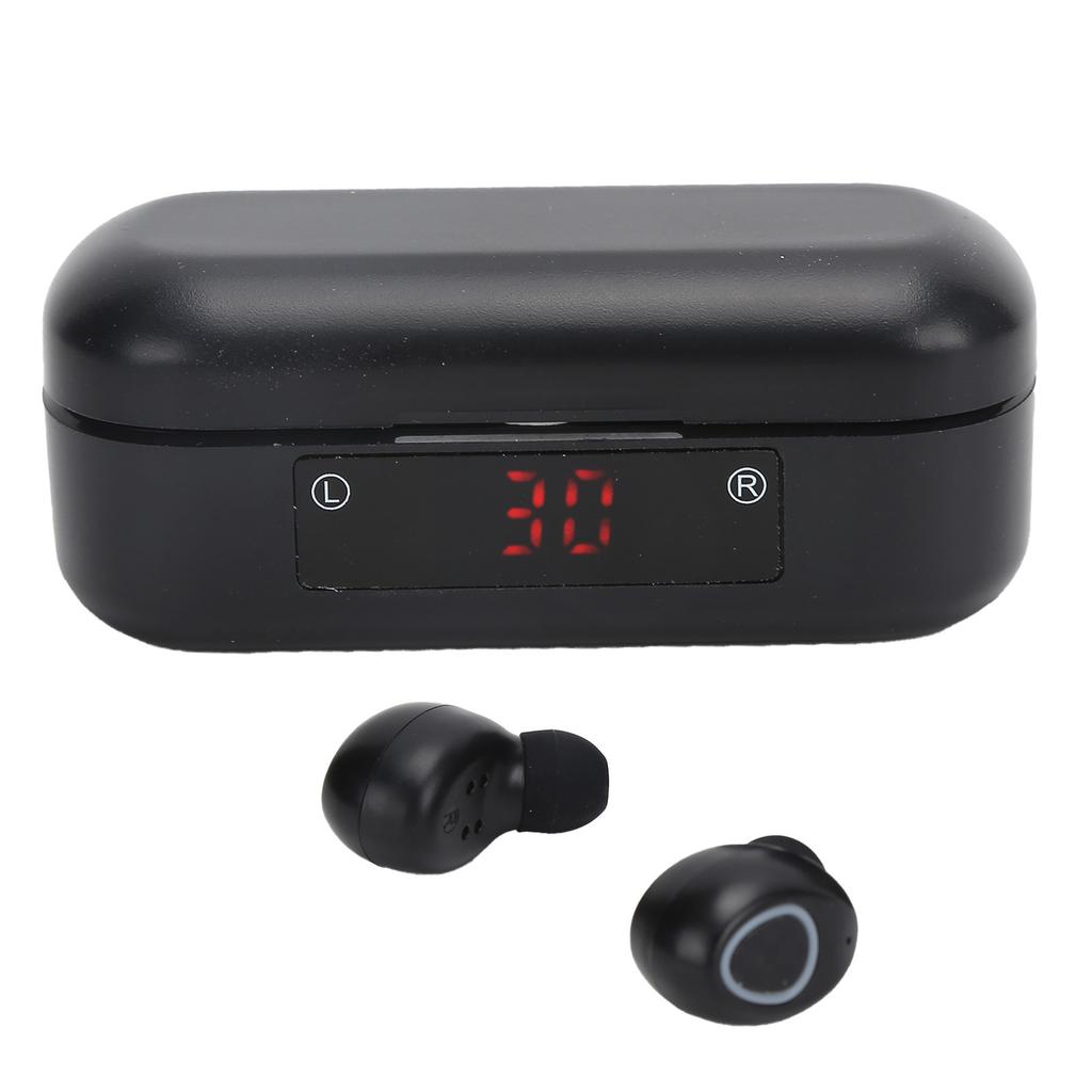 Беспроводные Bluetooth 5.0 стерео наушники V7 с 8D HiFi звуком и зарядным отсеком.