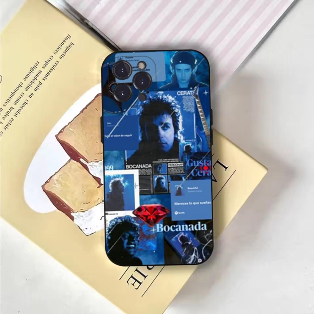 Чехол для телефона Gustavo Cerati Soda Stereo для iPhone 16,15,14,13,12,11,Pro,X,XS,Max,XR,Plus,Mini Мягкий черный чехол