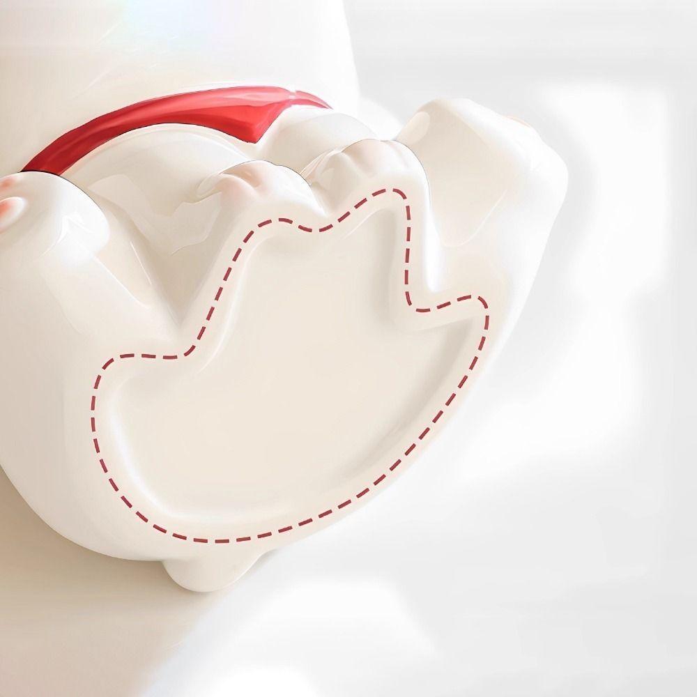 Ceramic Liquid Soap Dispenser Press Pump Shampoo Bottle Creative Dog Shape Lotion Bottle  Bathroom