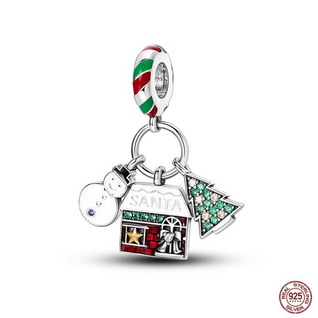 Новые стерлингового серебра 925 пробы красного цвета, подвески в форме сердца, бусины, ювелирные изделия на удачу, подарки