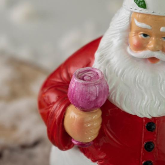 Рождественская фигурка Санта-Клауса, шеф-повара, из смолы, мультяшная статуэтка Санты, праздничная вечеринка, украшение для дома, офиса, кухни, для рабочего стола