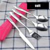 4 Pcs Stainless Steel Knifes Fork Spoon Family Travel Camping Cutlery Eyeful