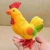 Animal Clockwork Toy Lovely Interesting Jumping Poultry Model Ornament Interactive Toy Plastic Easter Cartoon Rooster Duck Wind-Up Toy Kid
