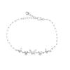 S925 Sterling Silver Butterfly Bracelet for Women - Elegant Inlaid Design, Perfect Birthday Gift for Girlfriend