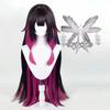 Парик для косплея Коломбины из Genshin Impact Парики для косплея Дамзелетт Коломбины из Fatui Genshin Impact 105 см Термостойкие парики + Шапочка для парика