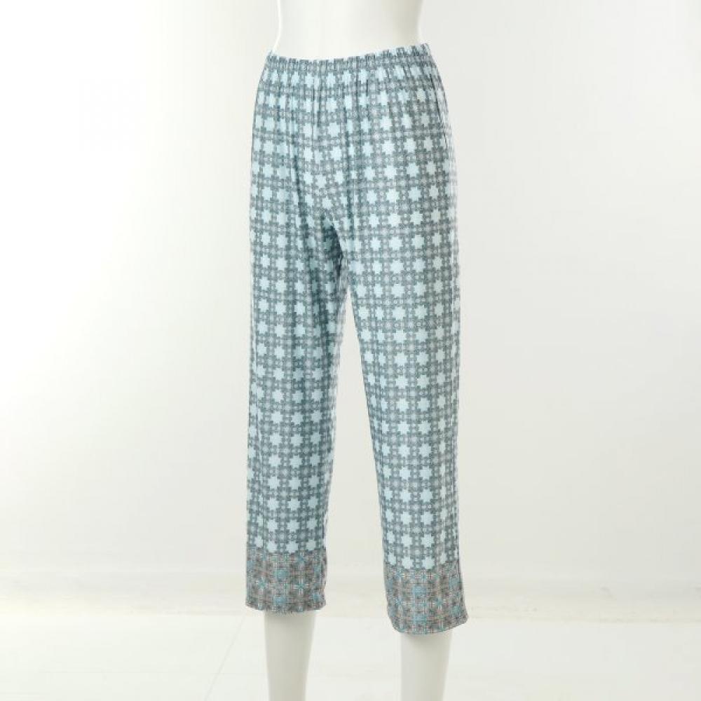 Wacoal Women Poly 50d Stretch Geometric Print Pants Wpa379wp