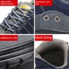 Labor Protection Shoes Men's Anti-Smashing and Anti-Penetration Wear-Resistant and Lightweight Breathable Casual Fashion Protection Safety Shoes