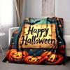 1pc Halloween Decorations Blanket, Lightweight Flannel Throw For Sofa, Bed, Travel, Camping, Livingroom, Office, Couch, Chair, And Bed,