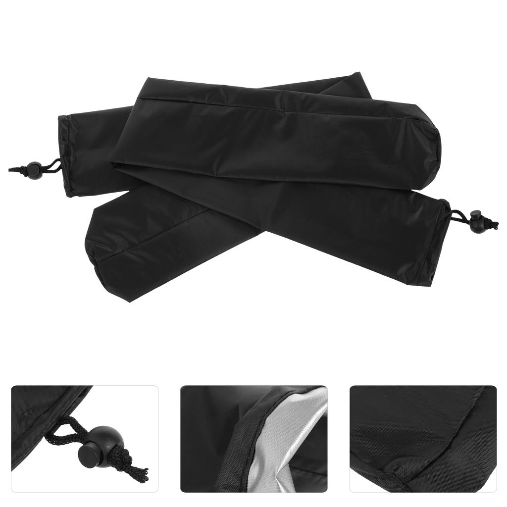 1Pair Waterproof Wiper Blade Covers Dust Protector Snow Protection Sleeve Car Windshield Parts Accessories Durable Polyester