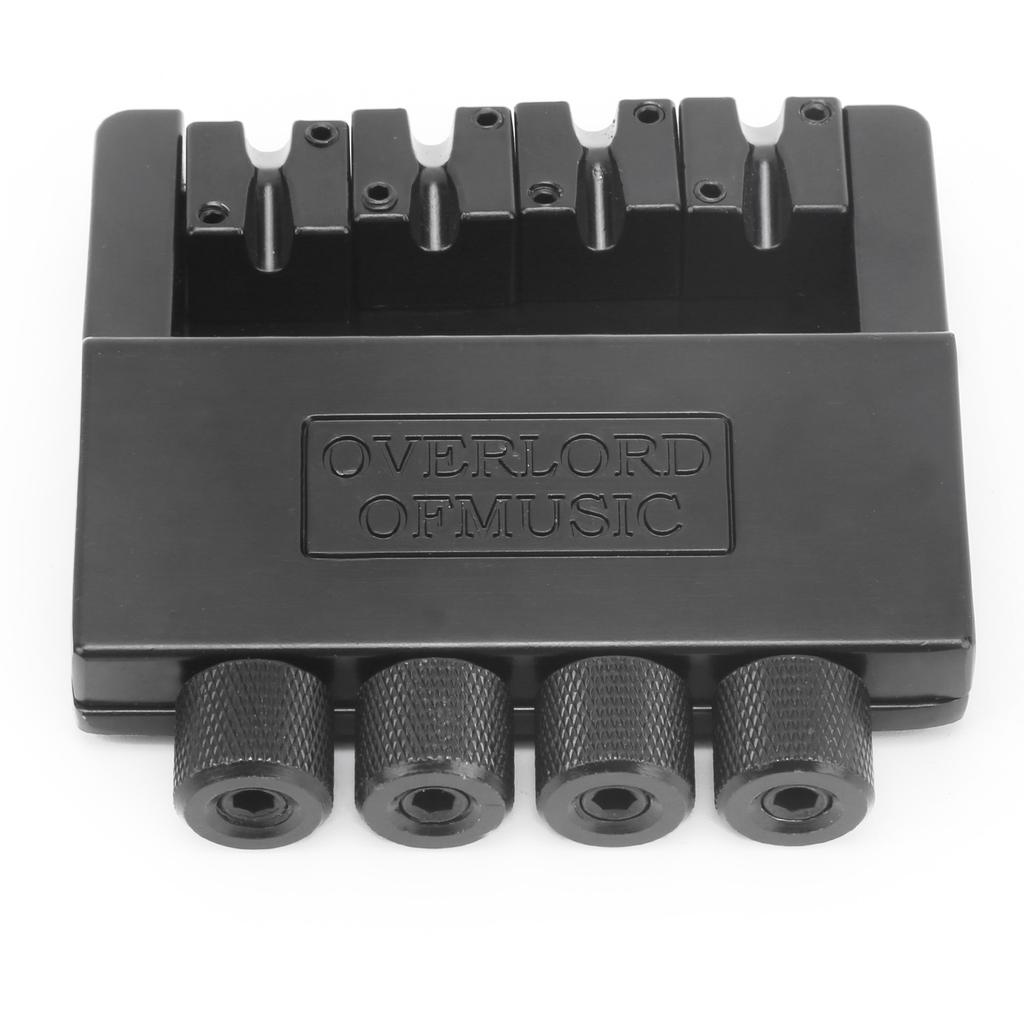 Басовая струна, бридж 4?Струна без головки цинковый сплав хвост музыкальный инструмент аксессуары черный