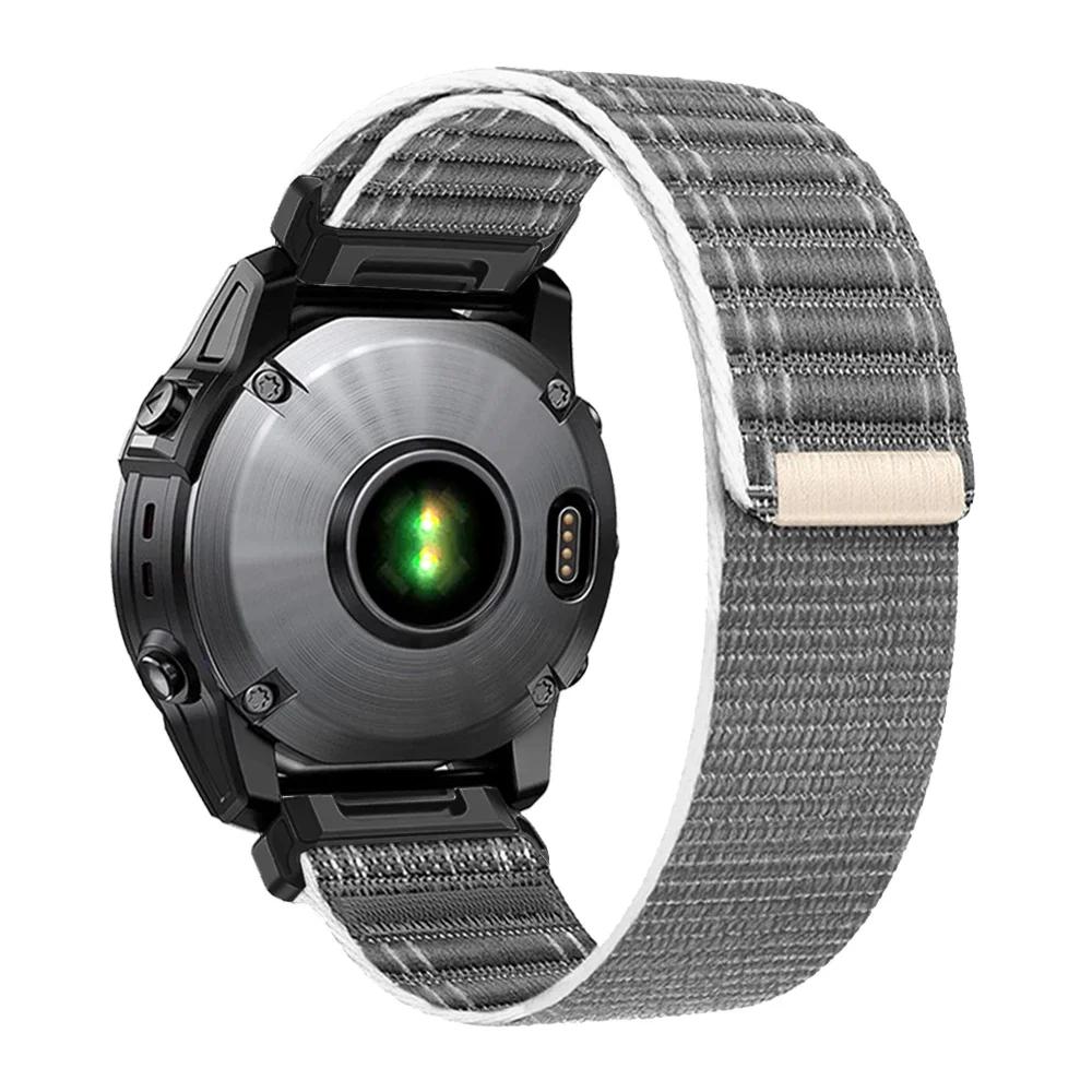 Быстросъемный плетеный нейлоновый ремешок 22 мм 26 мм для Garmin Fenix E 8 47 мм 51 мм 7 7X 6 6X 5 5X Plus/Enduro 3/Epix Pro Gen 2 Браслет