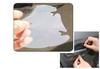 Car door handle sticker, protective foil, transparent, 9.5x8.5 cm - 4 pcs