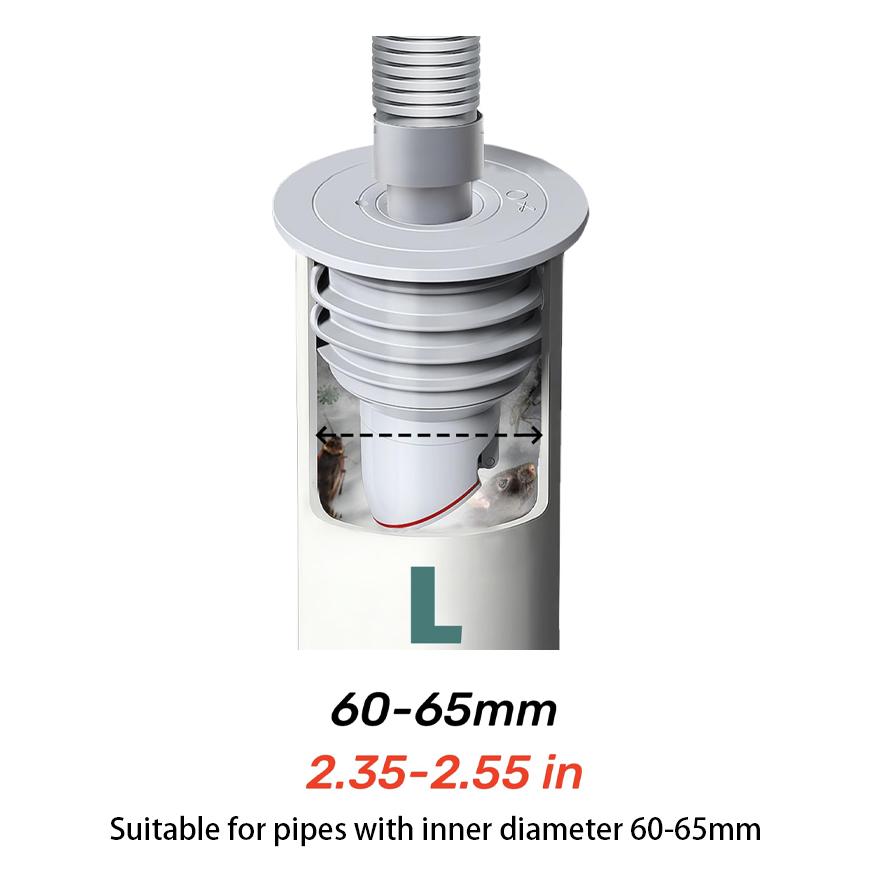 Washing Machine Drain Hose Seal, Silicone Washer Drain Outlet Plug, Prevent Odors and Backflow Pipe Seal Ring Sewer Seal Coupler