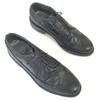 60s-70s Vintage STUART HOLMES Goodyear Long Wingtip Shoes 27.5-28cm Black(USED)