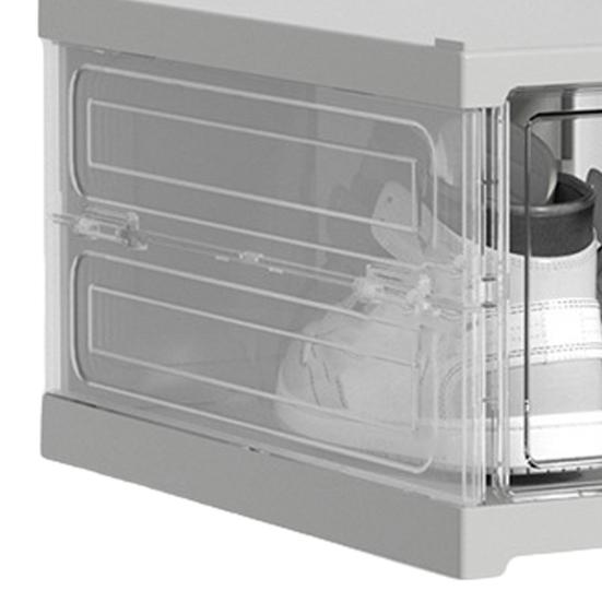 Home Shoe Box Transparent Stackable Thickened Foldable Dust-proof Visible Dustproof Moisture-proof Dorm Shoe Container Shoe