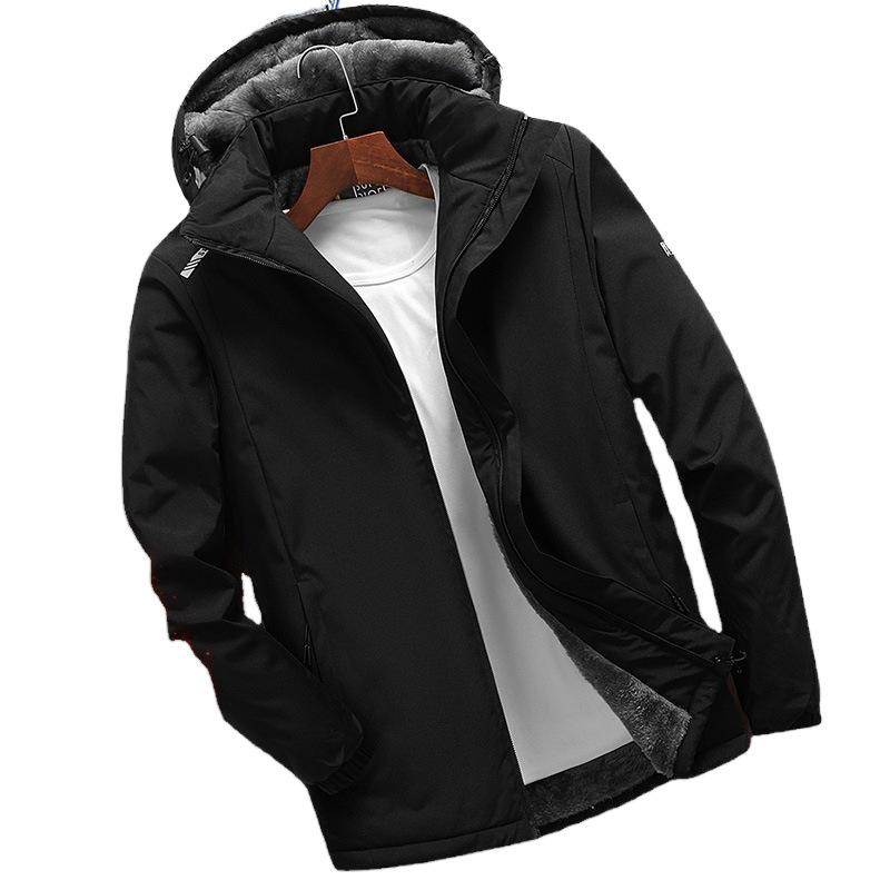 Утолщенная флисовая зимняя куртка: Теплое, морозостойкое, молодежное повседневное пальто для активного отдыха