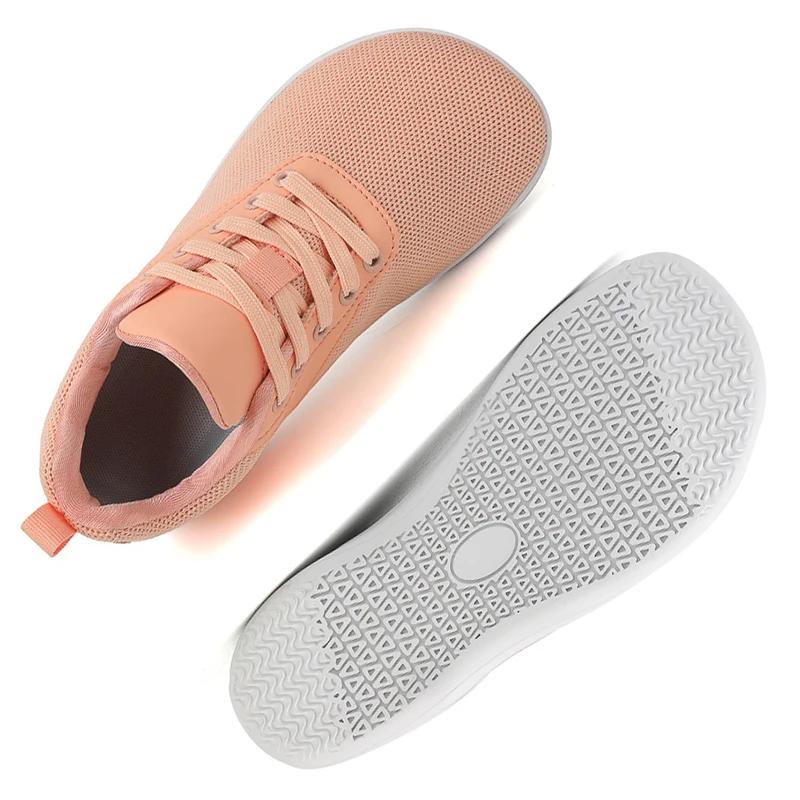 New Men's Wide Minimalist Barefoot Sneakers Unisex Minimalist Artificial Sneakers Lightweight Adjustable Slip On Walking Shoes