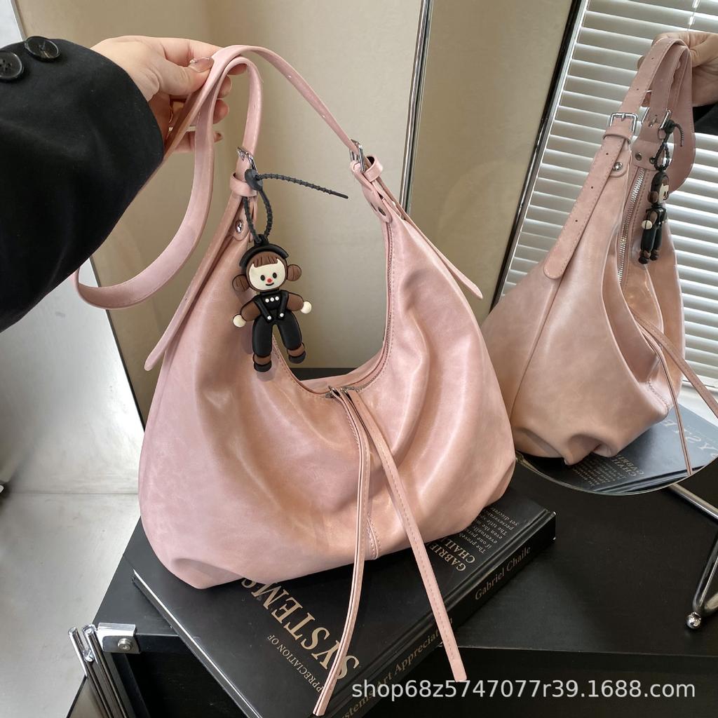 Commuter Winter Bag Tote Shoulder Work Armpit Korean Version Trendy New Bag 2025 Large Capacity Ins Versatile