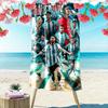 1pc Football Star Messi Beach Towel, Outdoor Activities Perfect Summer Travel Supplies, As A Gift for Festivals