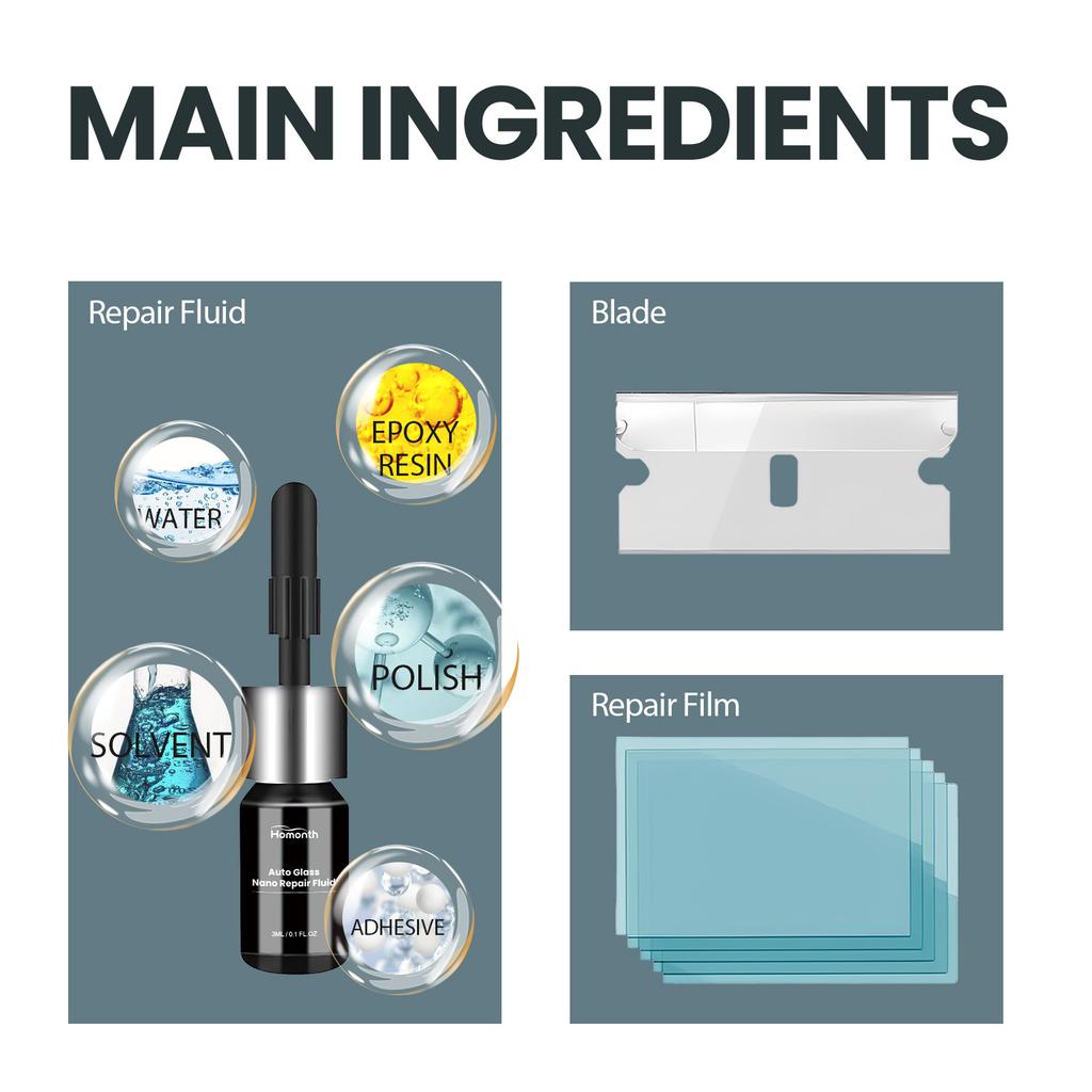 Лобовое стекло автомобиля, инструмент для ремонта трещин, сделай сам, автомобильное окно, комплект для ремонта экрана телефона, клей для отверждения стекла, авто стекло, восстановление трещин, царапин