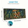 Colorful Mushroom Color Mouse Pad Large Gaming Table Cushion Non-slip Laptop Tablet Big Mousepad XXL Mat Mini PC Playmat With Lock edge