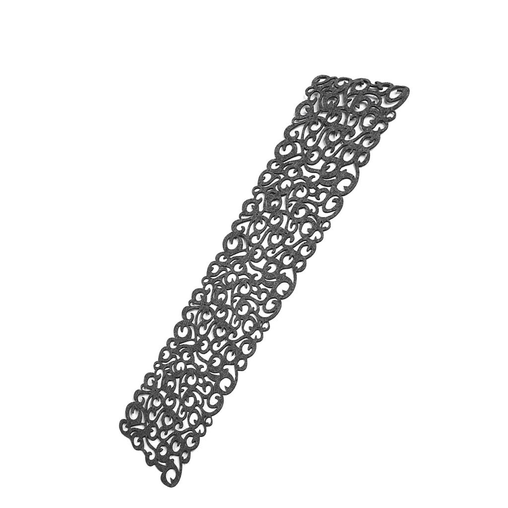 Прямоугольная форма фетровая скатерть дорожка салфетки под приборы настольные коврики украшения для дома(Темно-серый)