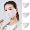 Face Mask Ice Silk Mask UV Protection Face Gini Mask Thin Face Cover  Cycling
