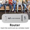 Разблокированный 4G LTE FDD Wi-Fi роутер 150 Мбит/с Мобильная точка доступа Wi-Fi Модем Wi-Fi 3G 4G Роутер Дорожный карманный WIFI Мобильный широкополосный доступ