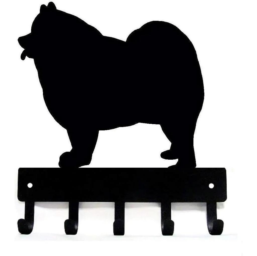 1pc Samoyed Dog Key Rack Hanger - 6 Inch Wide/9 Inch Wide Metal Wall Art Storage rack,Hook for wall,Iron Art,Coat Hanger