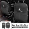 CKU5 Car Seat Back Storage Bag Leather Seat Anti-Kick Pad Accessories For Lexus CT200h ES250 ES300h IS250 IS200 GS300 GS460 GX470