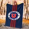 Universidad de Chile Flannel Blanket Soft All-Season Throw, Design for Camping, Car Travel, Hiking Sofa, Bed, Office Perfect Gift for Parties