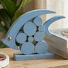 Mediterranean Style Hollow Fish Decor Unique Nautical Fish Decoration  Office Desk