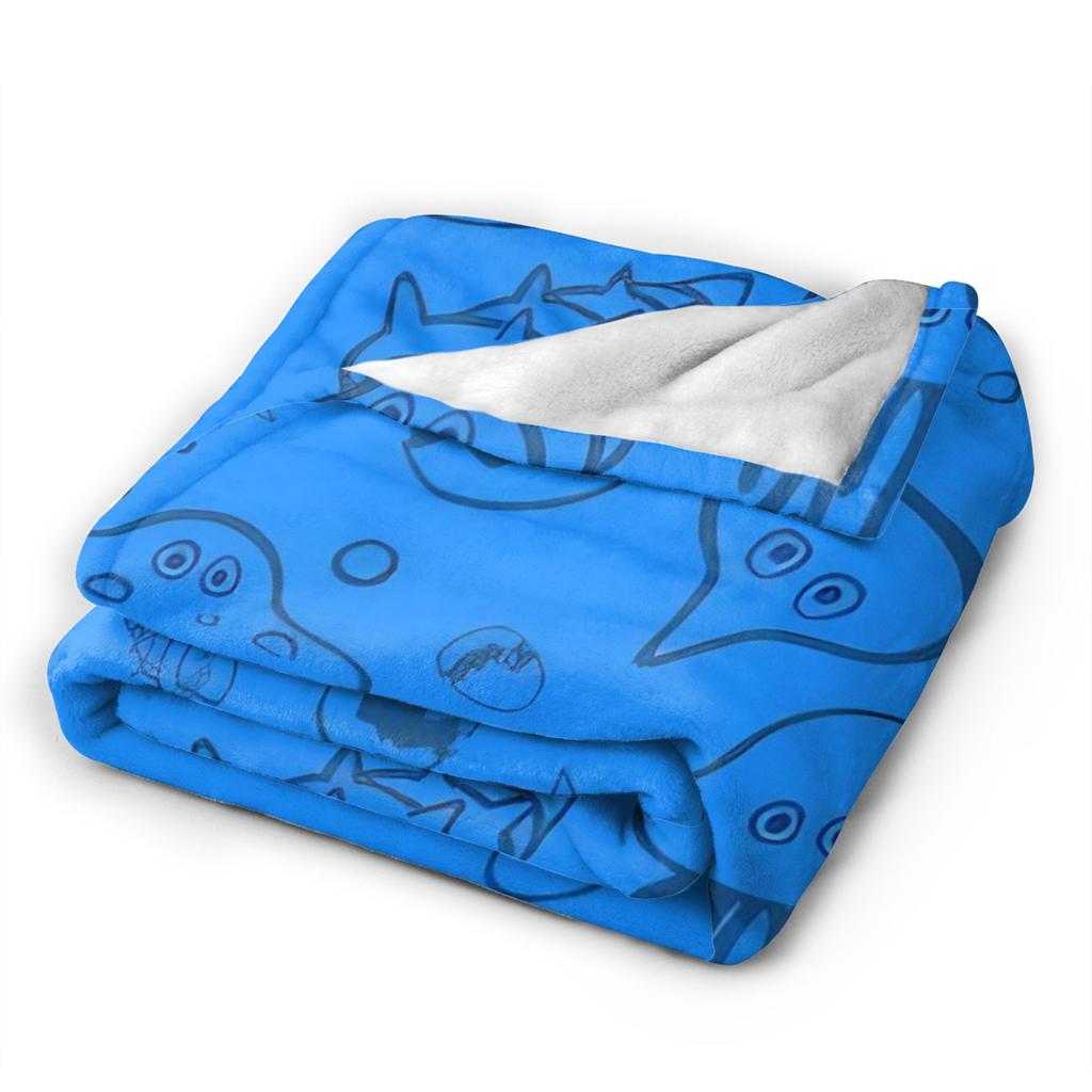 D-Dragon Quest Slimes Blanket Quality Soft Warm Throw Blanket Winter Kids Couch Chair Sofa Bed Funny Bedspread