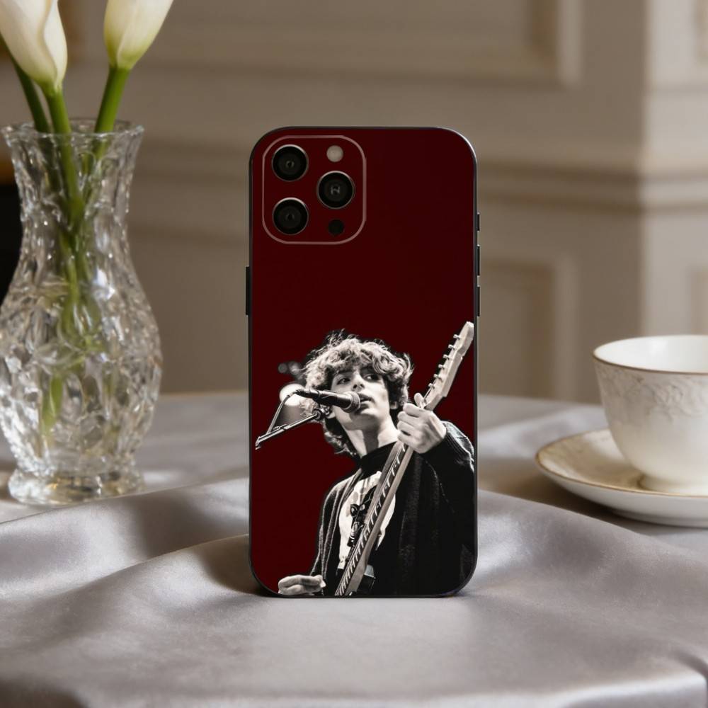 Чехол для телефона R-Rock M-Music Icon Finn W-Wolfhard для iPhone 17,16,15,14,13,12,11 Plus,Pro Max,XS,Мягкий силиконовый черный чехол