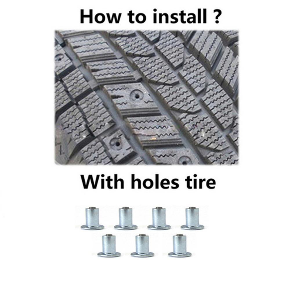 100 шт. Зимние шипы для автомобильных шин, винты, шипы для снега, колесные шины, комплект шипов для снежных цепей