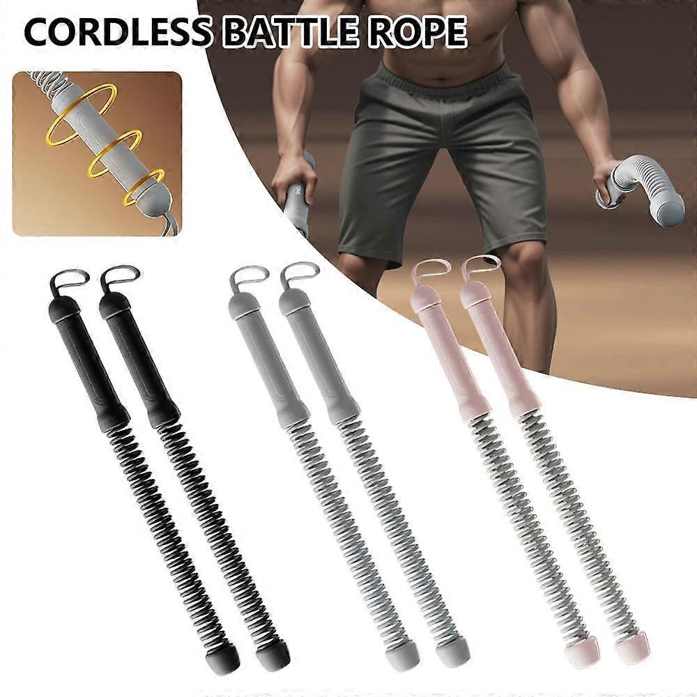 Battle Rope, 2Pcs Battle Ropes for Home Gym, Ropeless Weighted Battle Ropes
