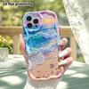 Phone Case: 2D flat, suitable for iPhone 18 17 16 15 14 13 12 Pro protective case, phone decoration, sunset beach, Halloween and Christmas gifts