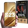 Shatterproof Glass For Samsung Galaxy S23 Screen Hybrid Alogy Flexi Glass 9H Case Friendly Flat Screen