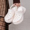 Crocs Bae Сабо Светящийся Маленький Кит Простые Удобные Сабо Женские сабо Мел 207261-0WV